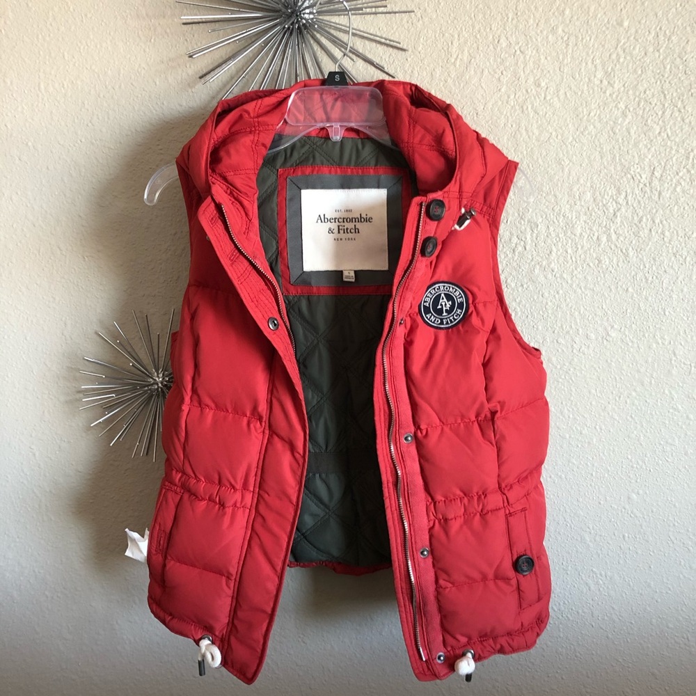 Red Puffy/Puffer Vest